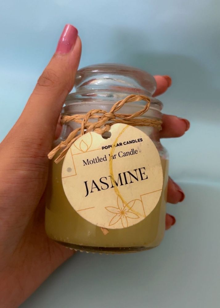Jasmine Candle - Mottled Jar