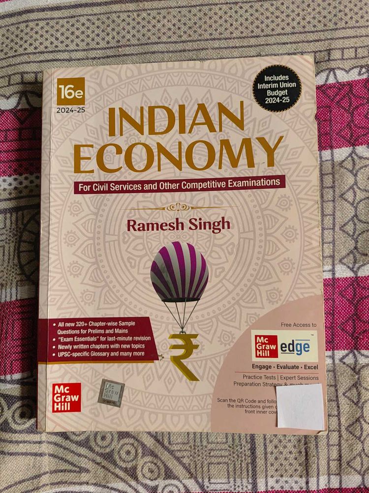 Indian Economy 16th Edition 2024-25