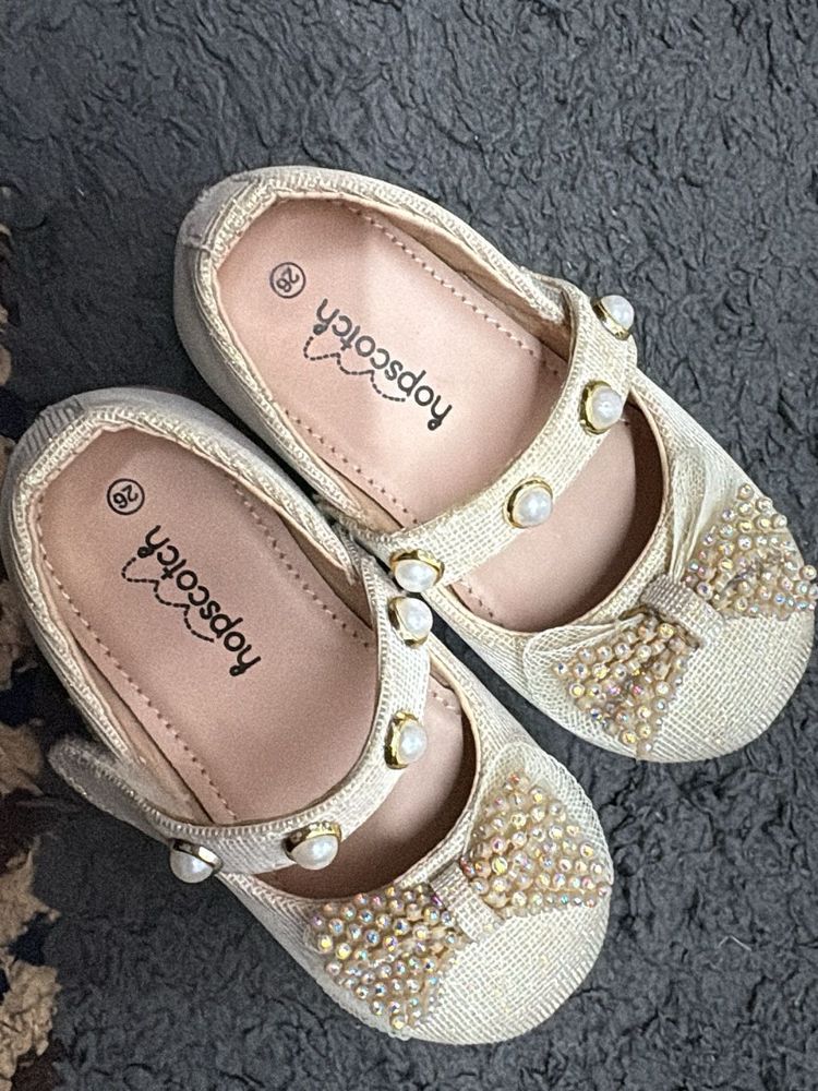 Sparkly Bow Mary Jane Shoes