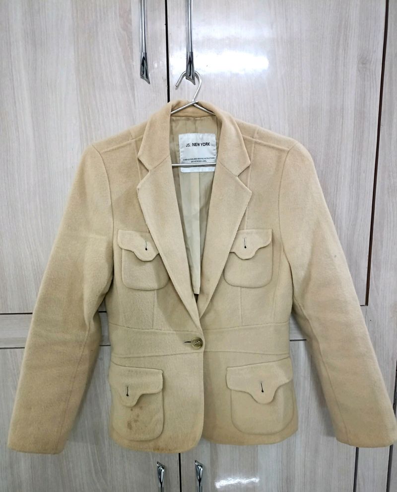 Imported Winter Beige Blazer