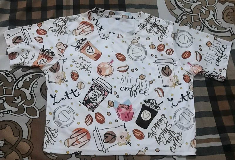 Coffee Print Tee