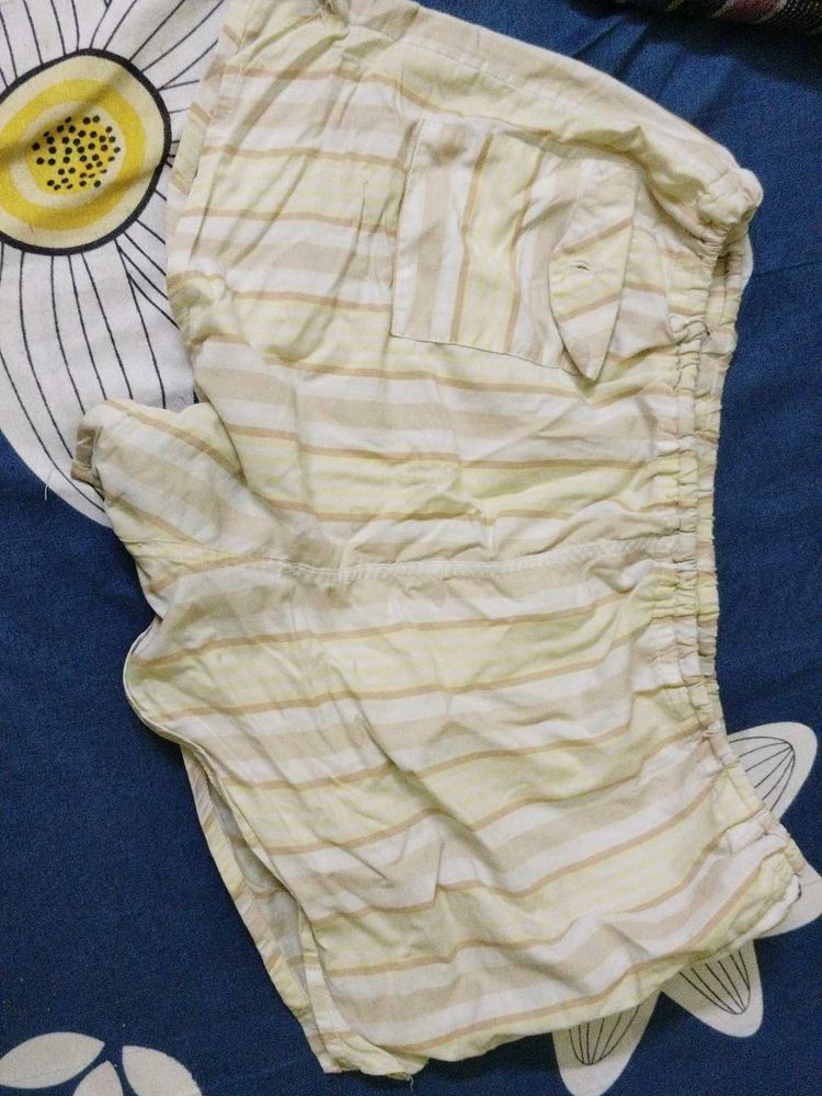 Striped Casual Shorts