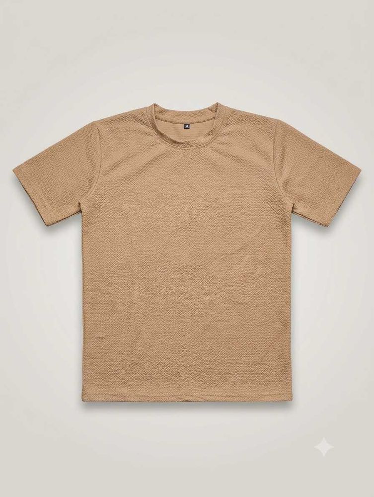 Women t shirt, nude colour stylish daily wear