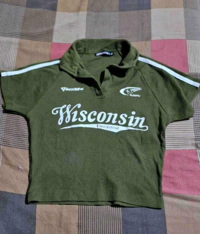 Green Wisconsin Polo T-Shirt
