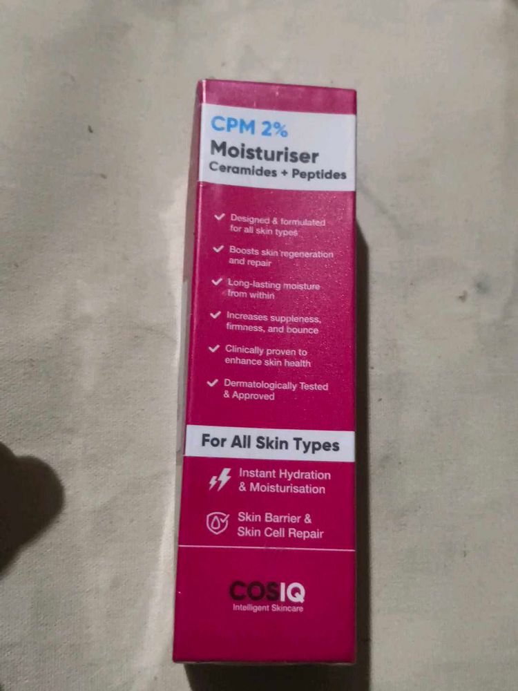 COSIQ CPM 2% Moisturiser Ceramides + Peptides