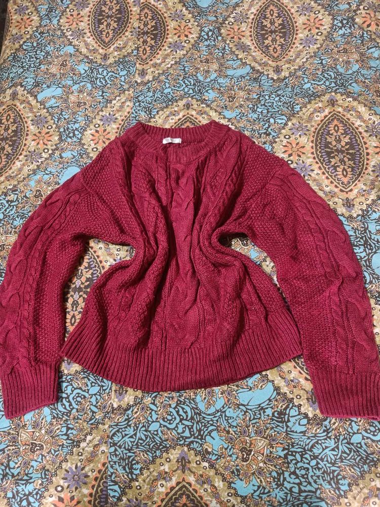 Chunky Cable Knit Sweater