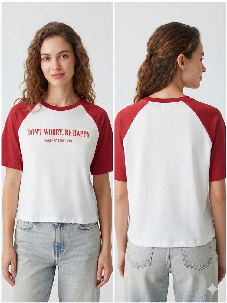 Graphic T-Shirt "Don't Worry, Be Happy"