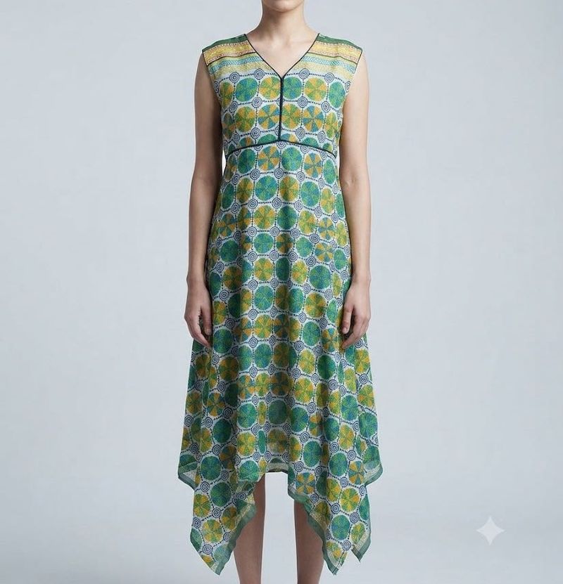 Geometric Print Kurta