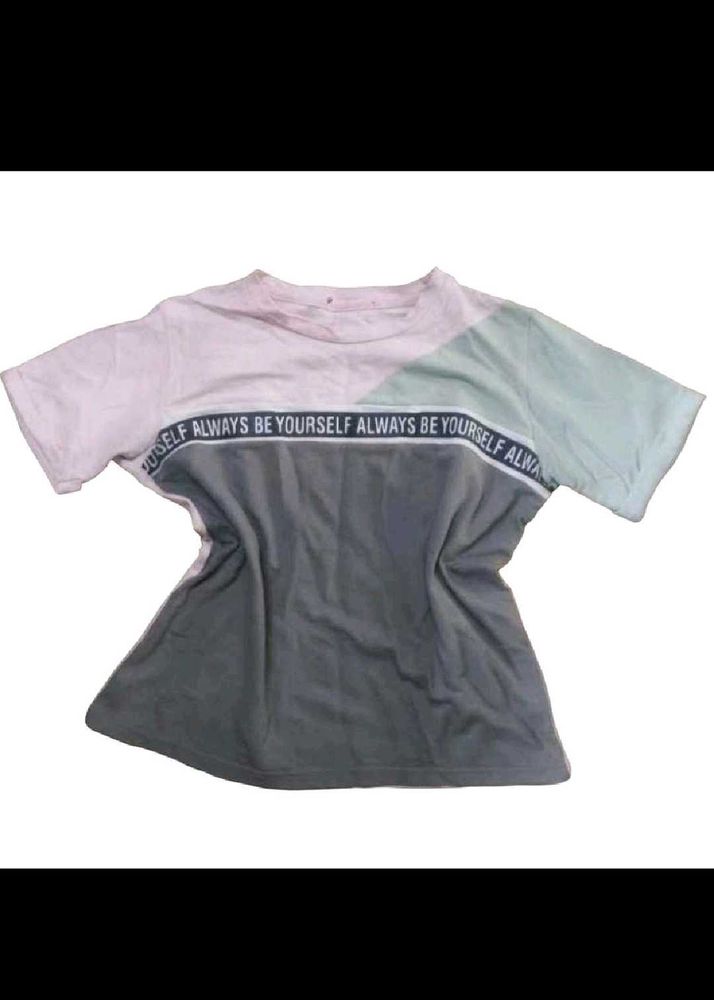CLEARANCE SALE!💗Colorblock Graphic T-Shirt