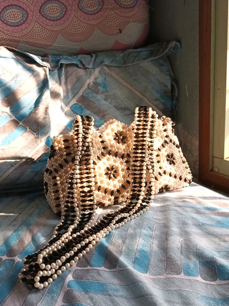 Stylish Trendy Handmade Beaded Sling Bag