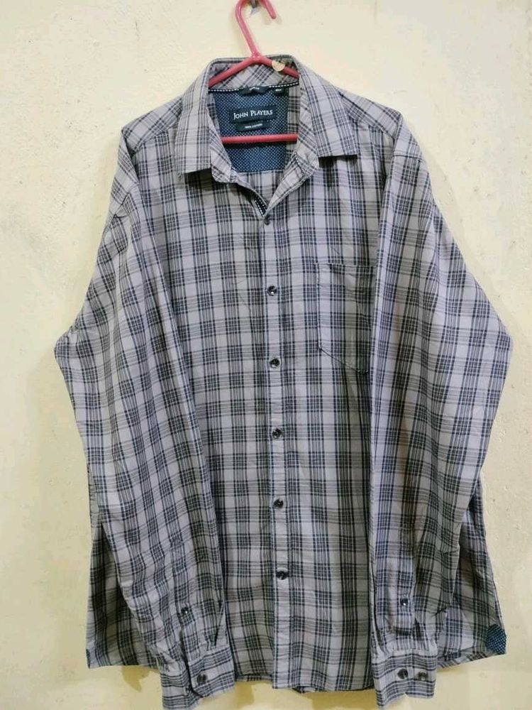 Brown checked Shirt JP 🤎