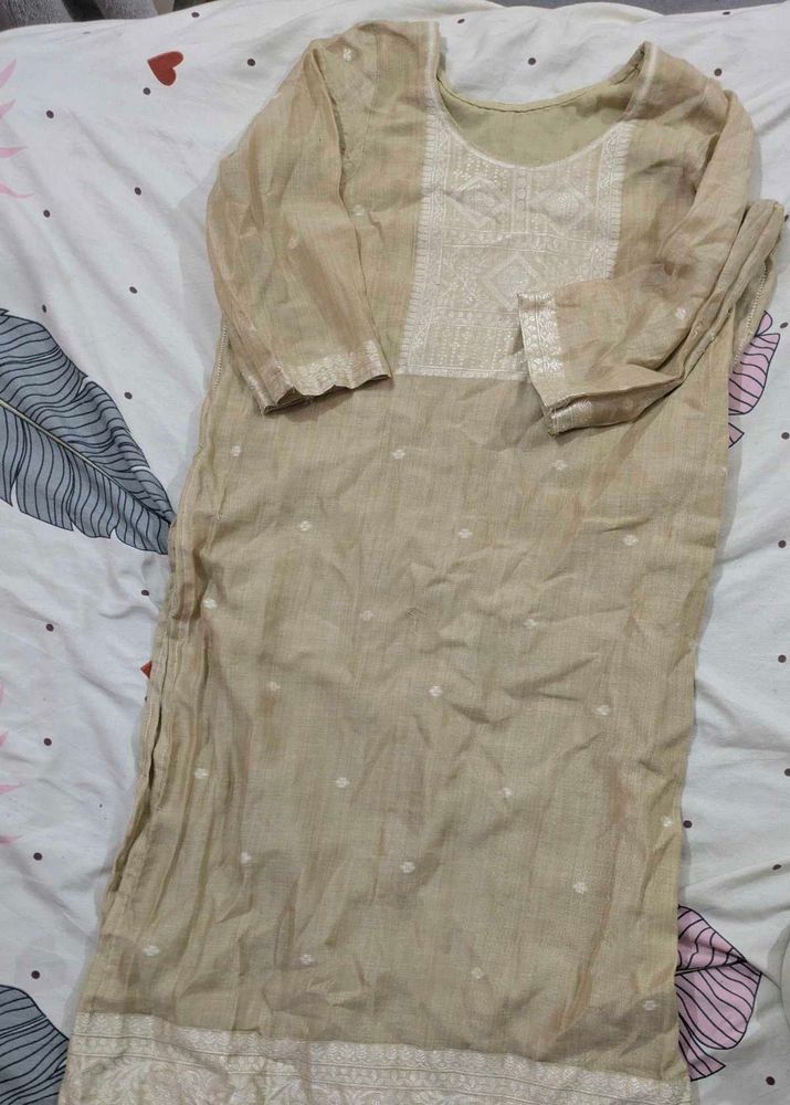 Elegant Beige Kurti