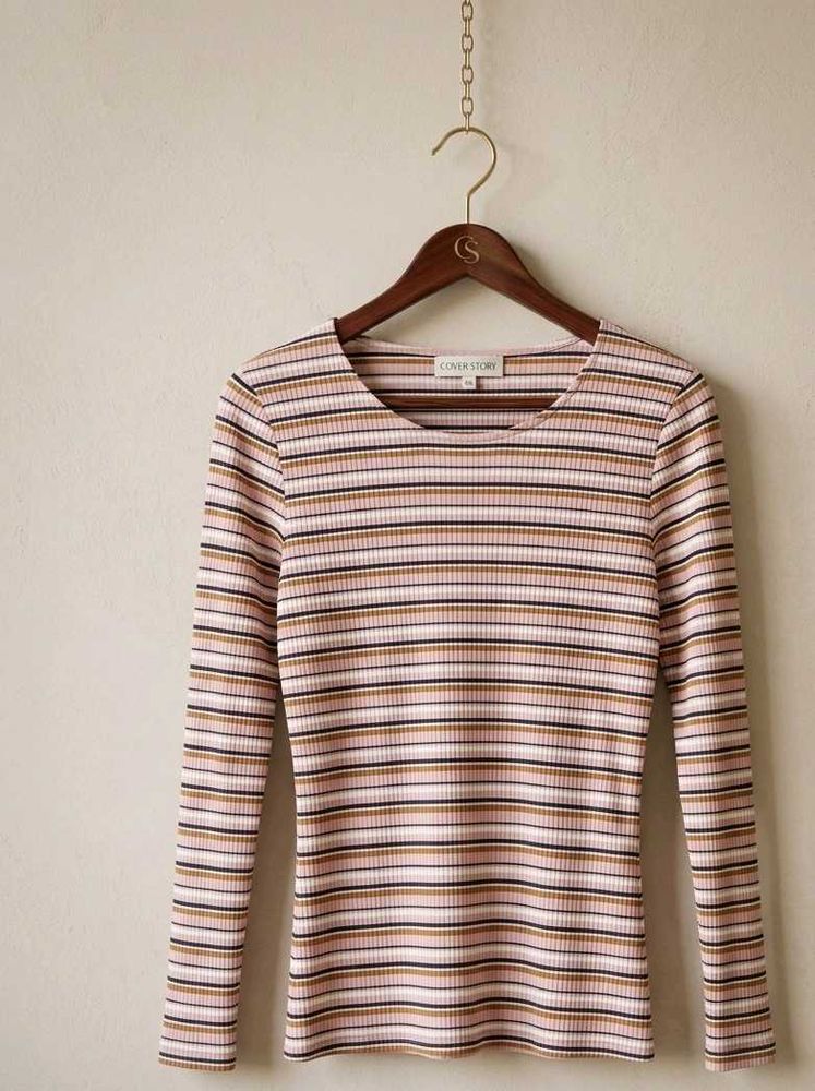 Striped Long Sleeve Top