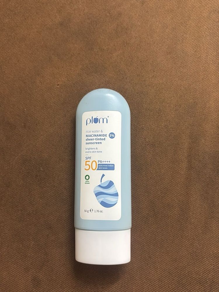 Plum Rice Water Sunscreen SPF 50
