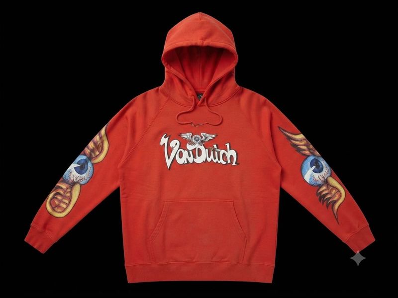 Von Dutch Orange Hoodie