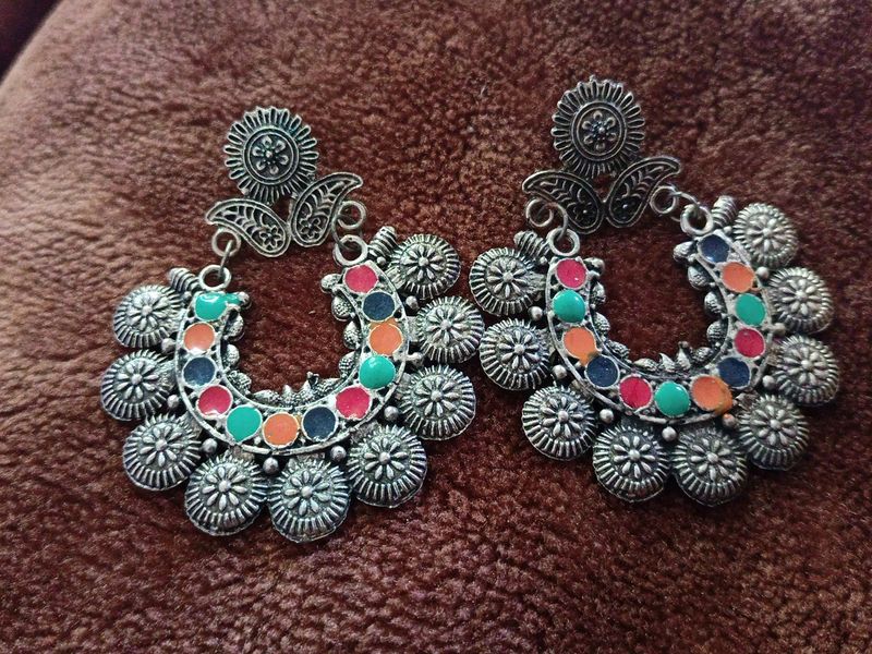 Oxidised Earings