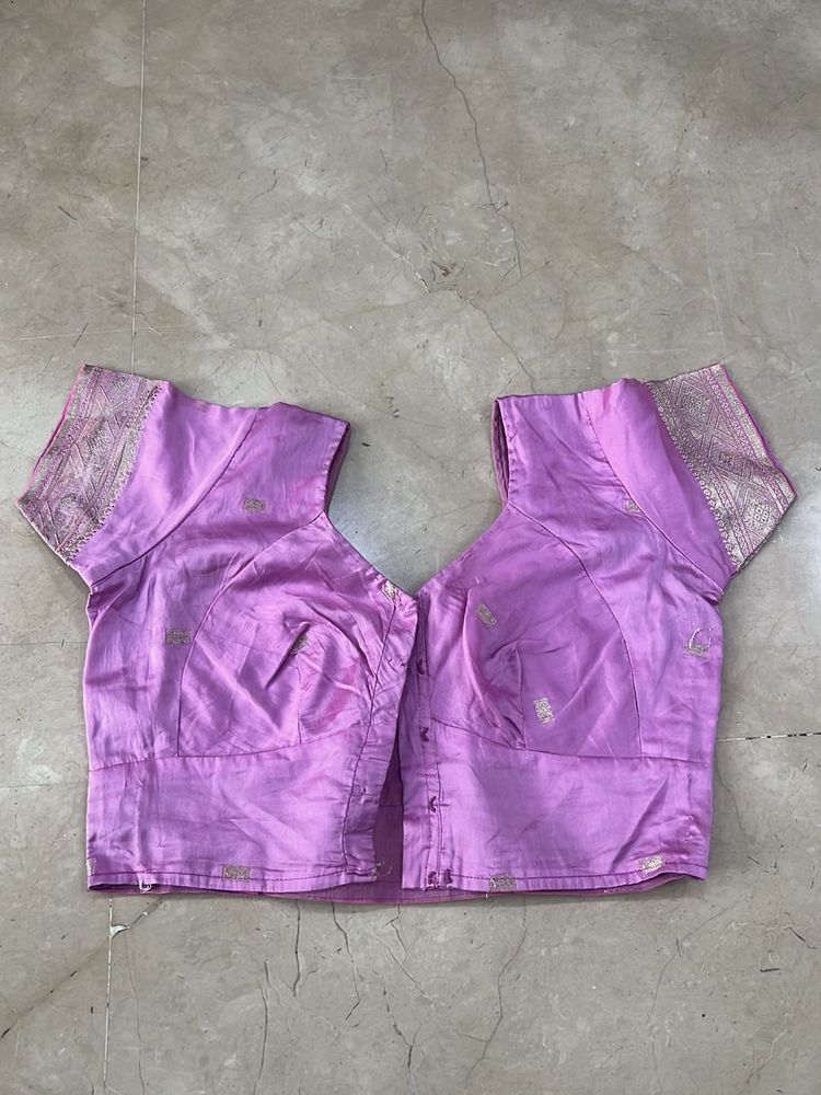 Lavender Silk Blouse