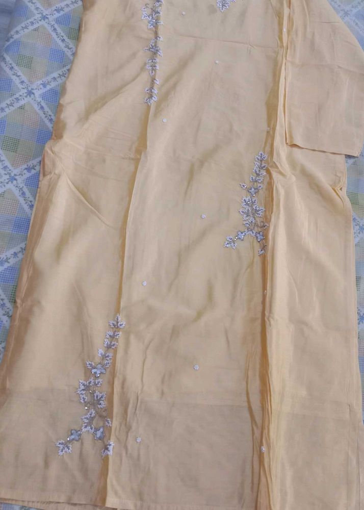pant kurti suit silk based XXL size