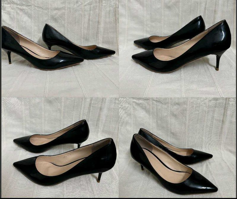 🆕Classic Black Patent Leather Heels