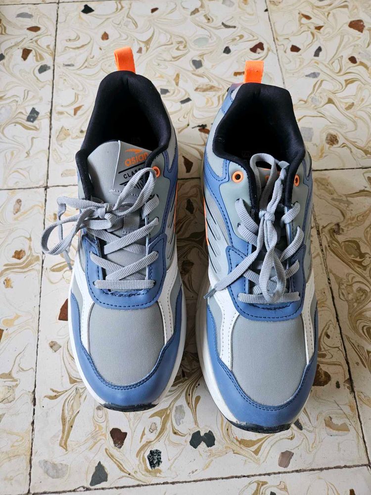 Men's Blue &amp; Grey Sneakers