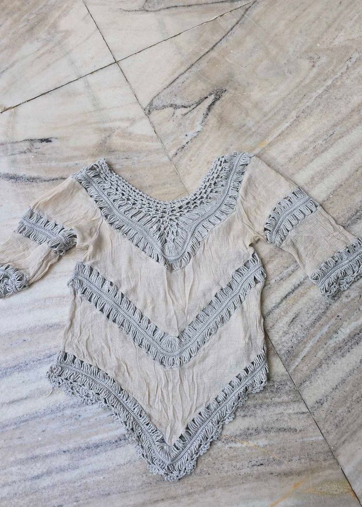 Crochet Detail Top for beach