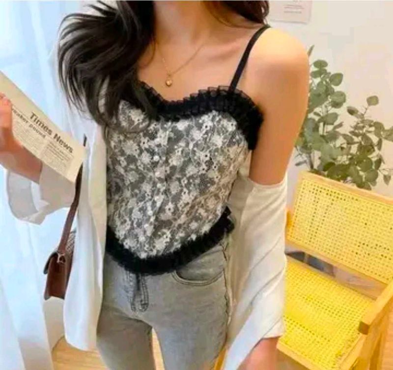 Chic Lace Corset Top