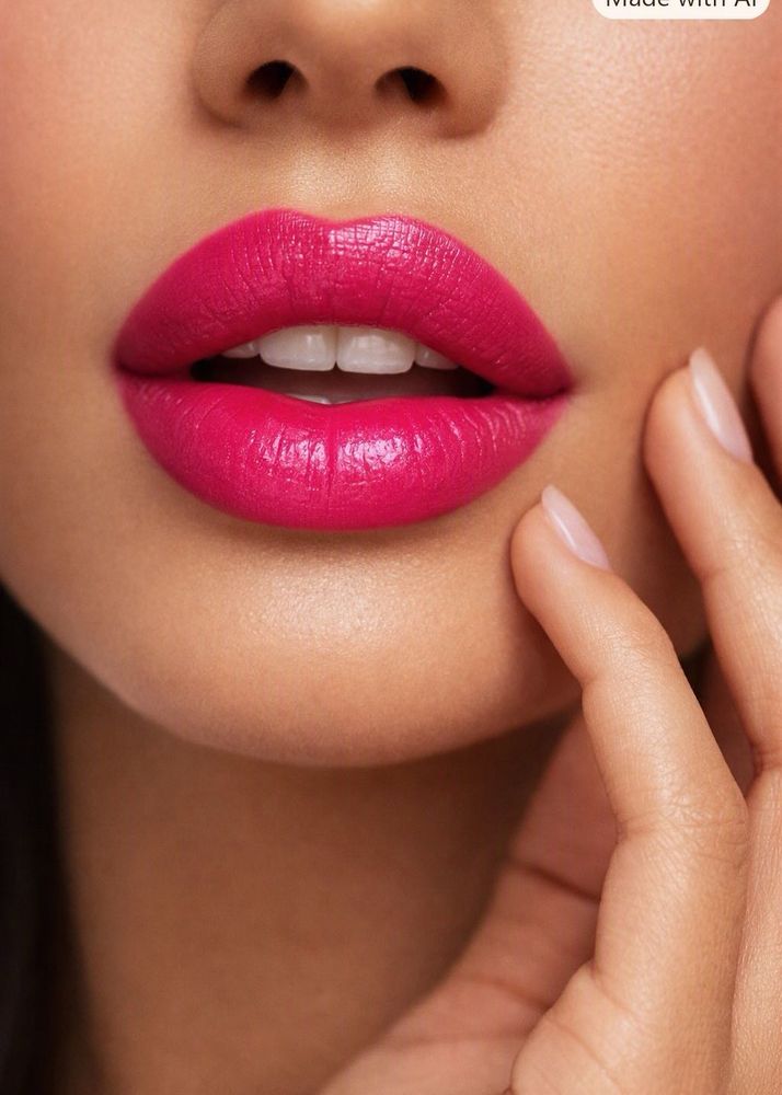 Vibrant Pink Lipstick