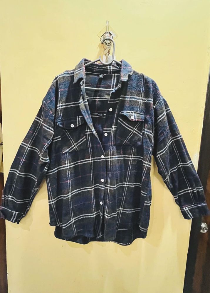 Stylish Plaid Flannel Shirt/Shacket