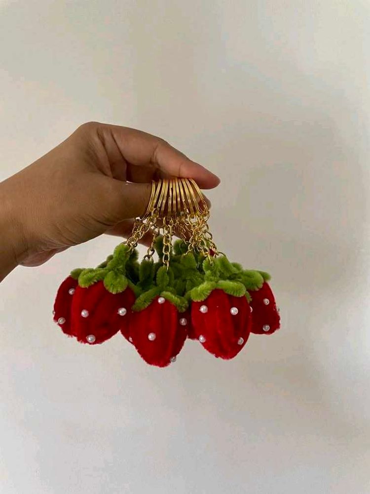 Cute Strawberry Keychain (Set 3)