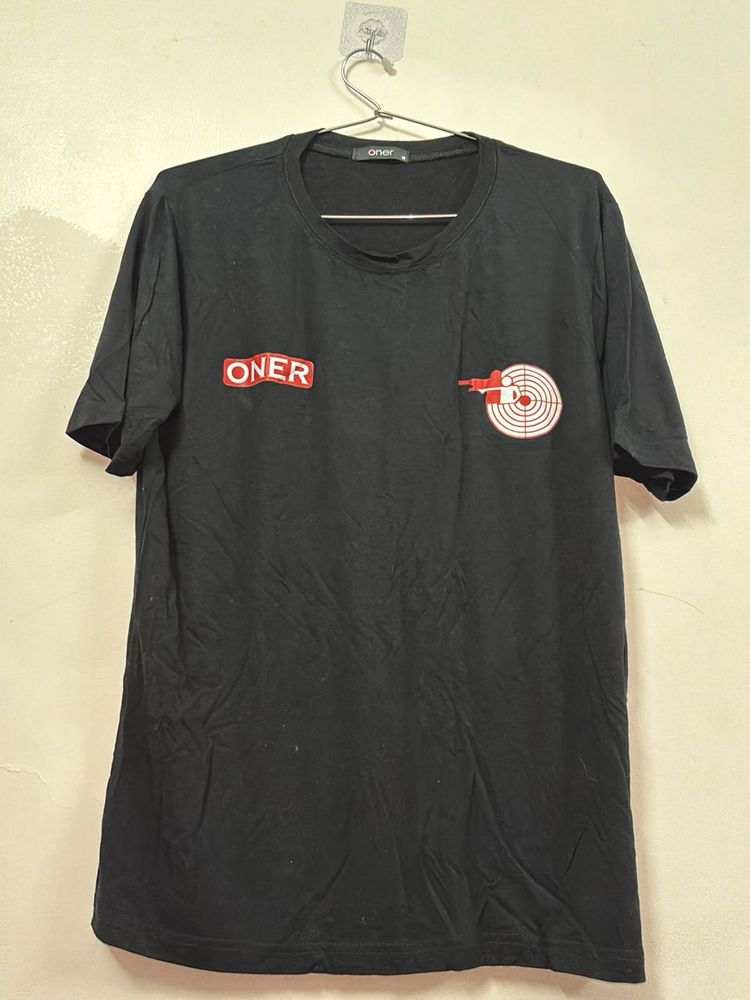 Oner Black Graphic Tee