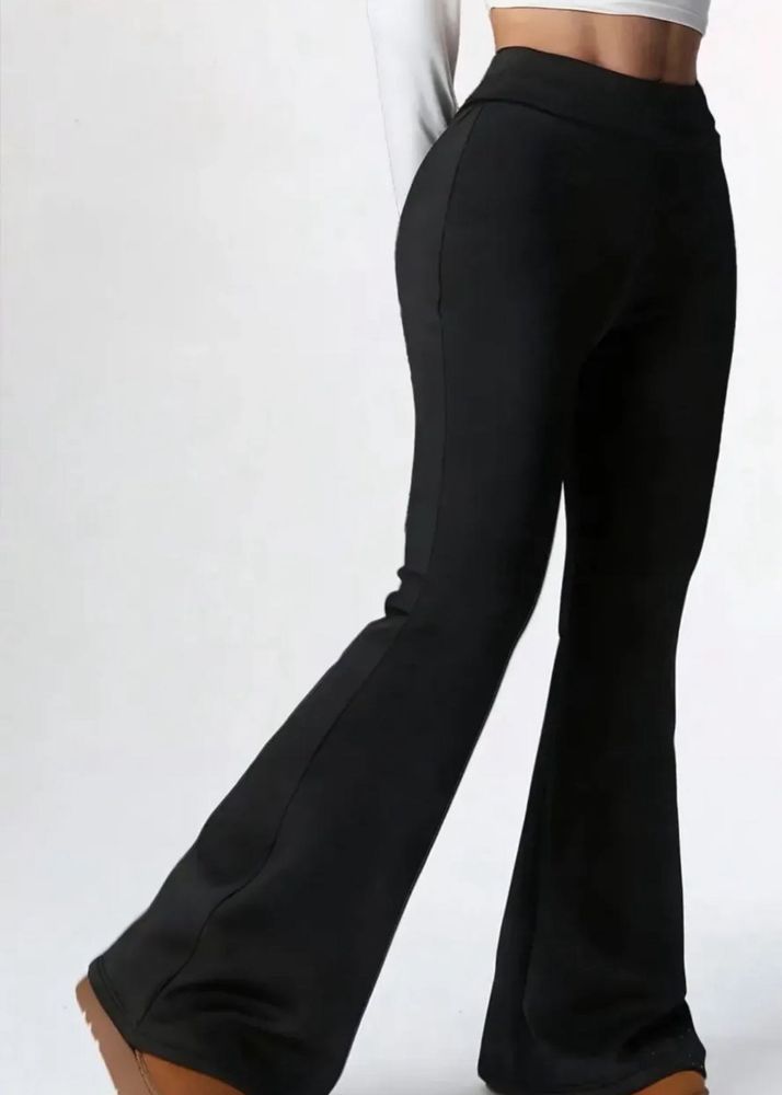 Stylish Black Flared Pants