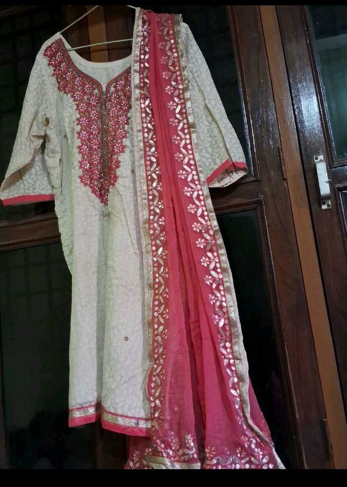 Elegant Embroidered Kurta Set