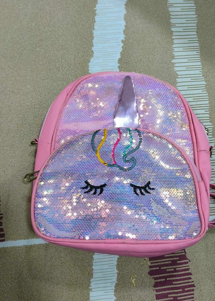 Kids Unicorn Sequin Backpack