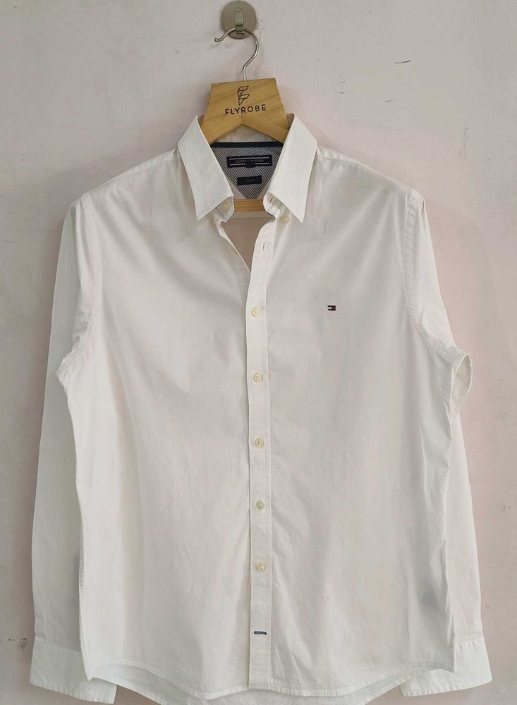 Tommy Hilfiger White Button-Down Shirt