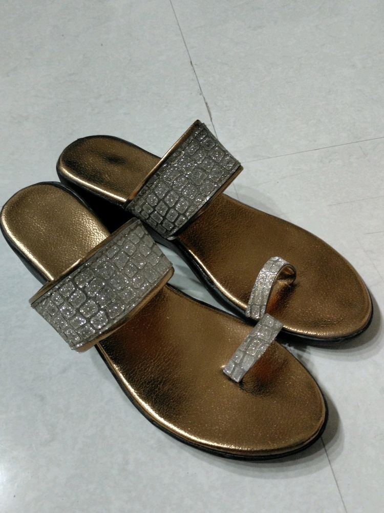Party Wear Slippers With 2 Inches Heel Only