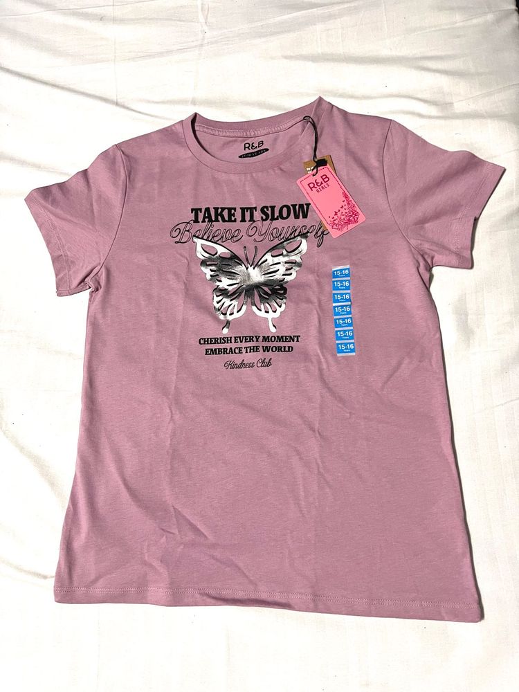 Cute Butterfly Graphic T-Shirt