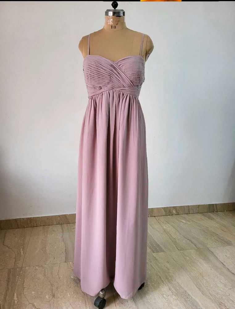 Elegant Pink Maxi Dress