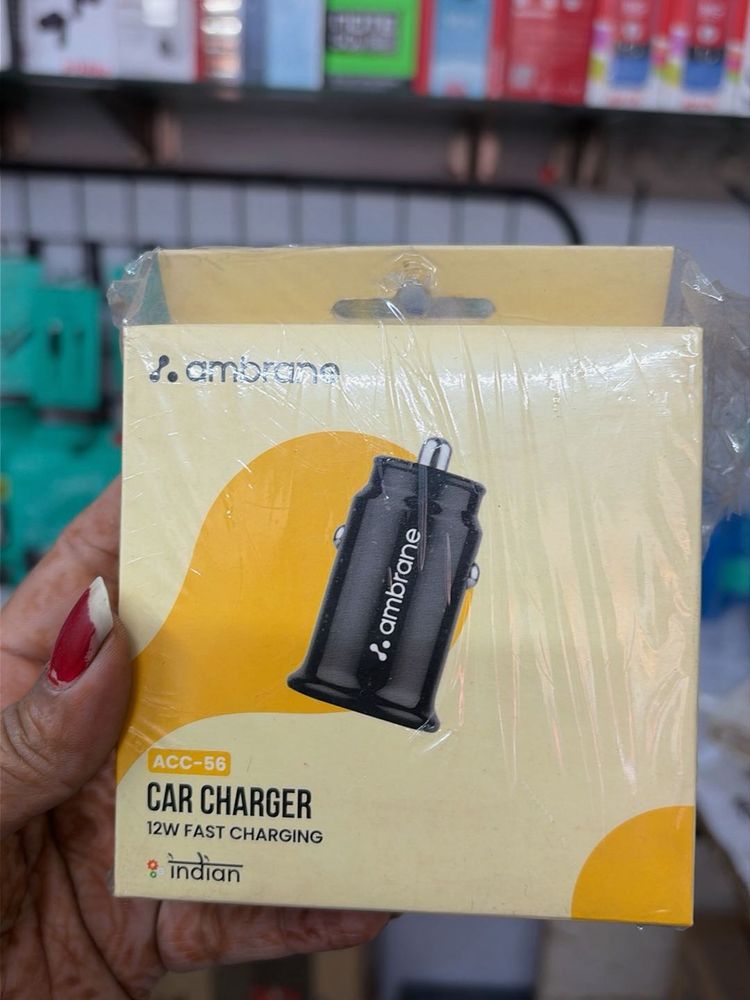 Ambrane 12W Car Charger