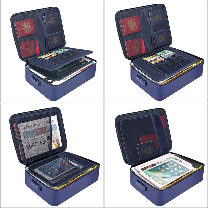 Multi pocket Document Storage Bag