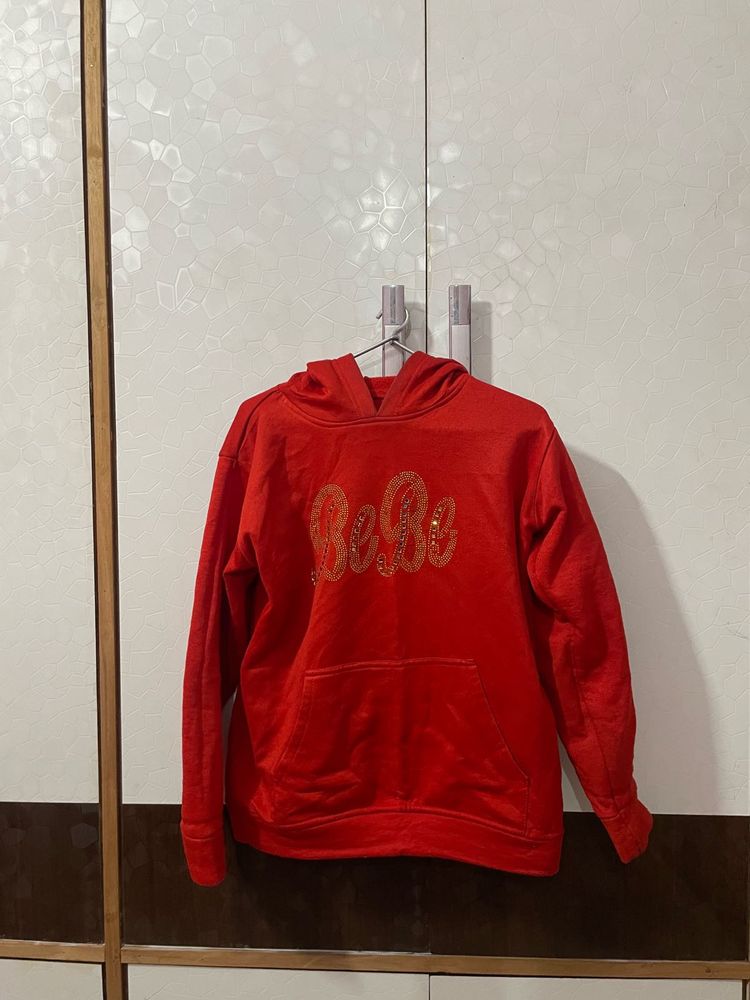Red Bebe Hoodie