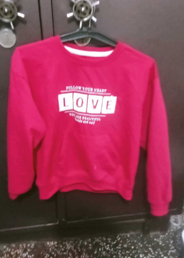 Red Love Graphic Sweatshirt