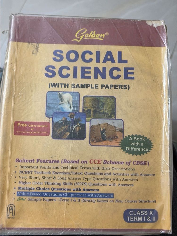 Golden Social Science Class X Term I &amp; II