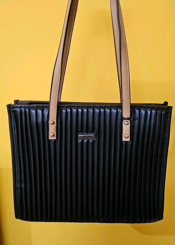 Stylish Pleated Tote Bag