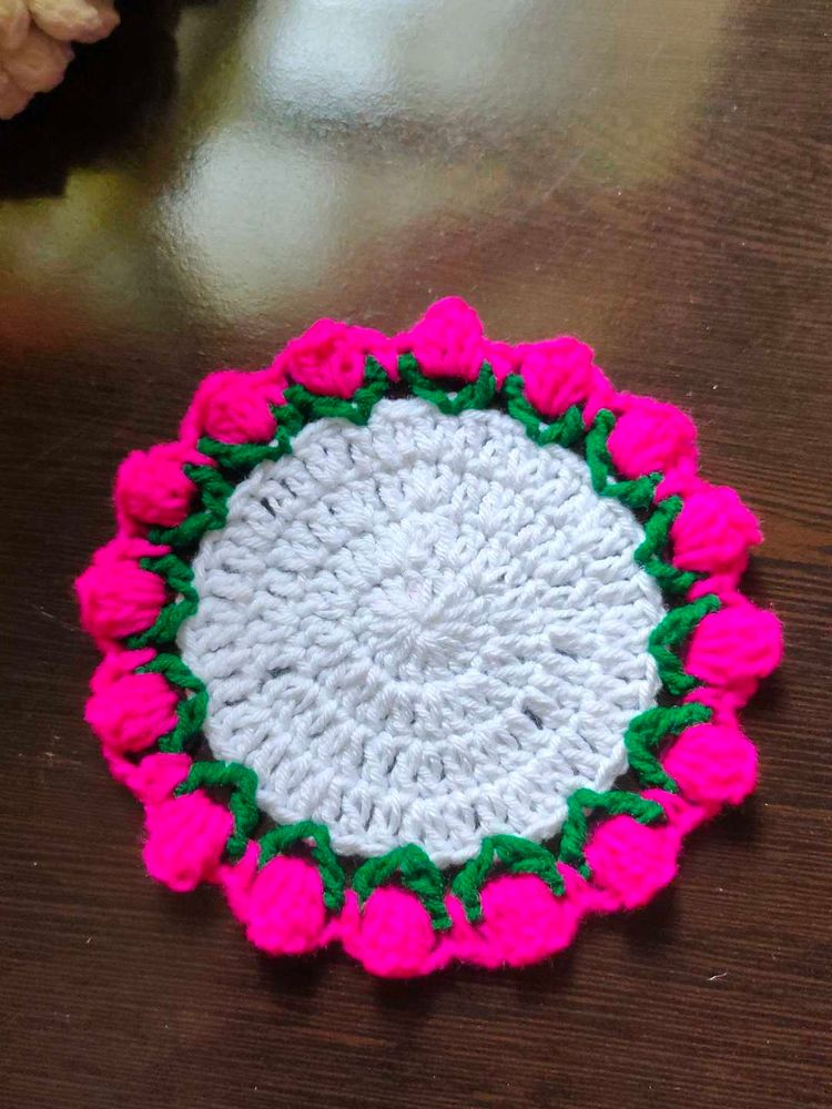 Handmade Crochet Coaster set -2
