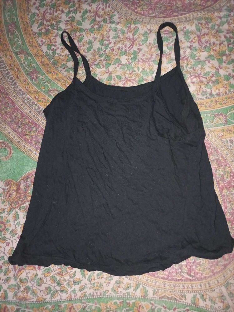 Red and black tank top
