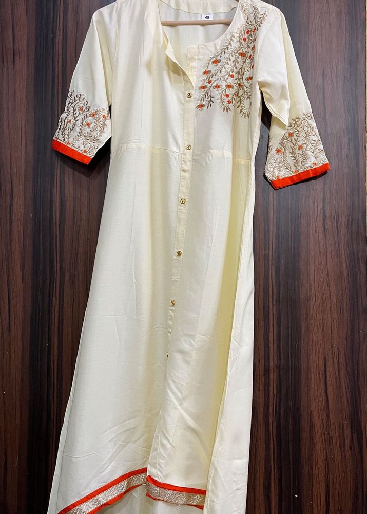 Elegant Cream plazo set
