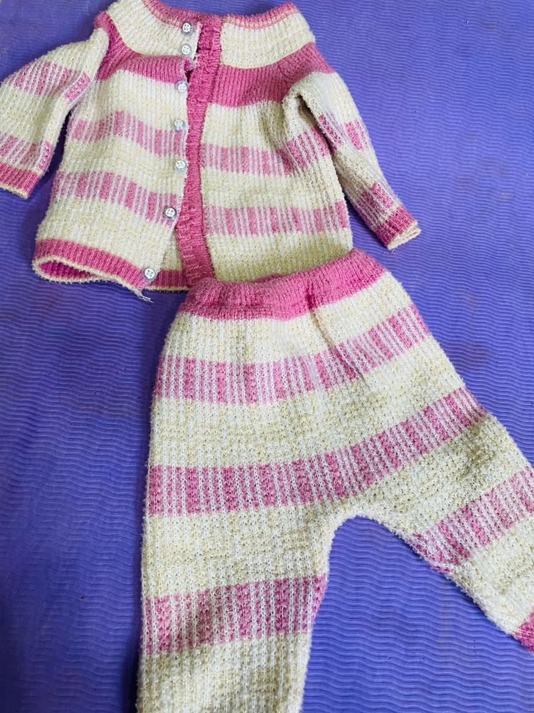 Cozy Striped Sweater &amp; Pants Set
