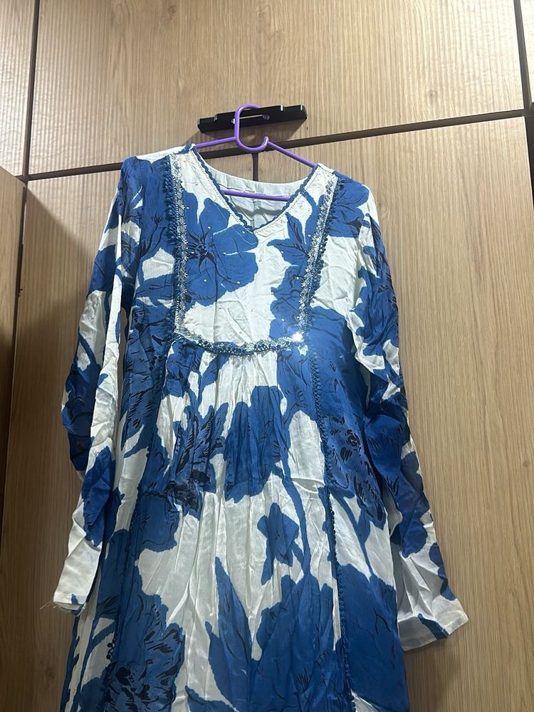 Floral Print Long Sleeve Dress