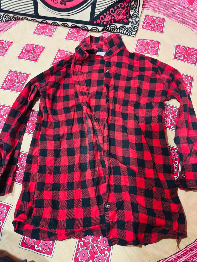 Red &amp; Black Buffalo Plaid Shirt