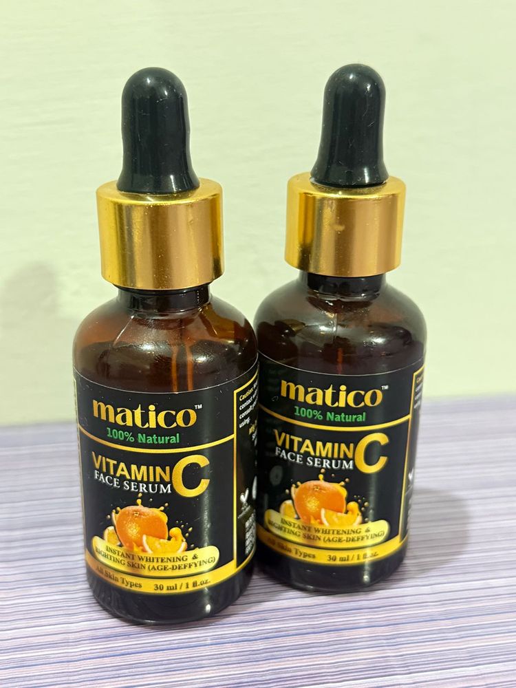 Matico Vitamin C Face Serum (2 Bottles)